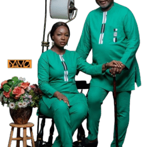 Ensemble Vert & Tissé AKAN