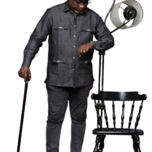 Chemise noir en oxford